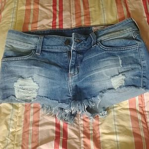 Denim shorts